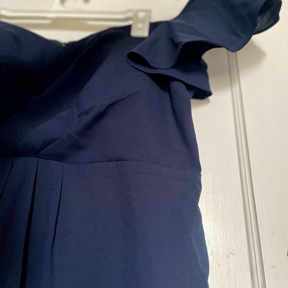 Elegant Navy Blue Women's formal wedding guest dress - Picture 14 of 14
